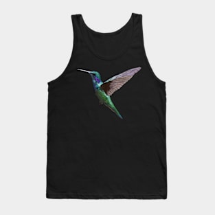 Green Violetear Hummingbird Detailed Illustration Tank Top